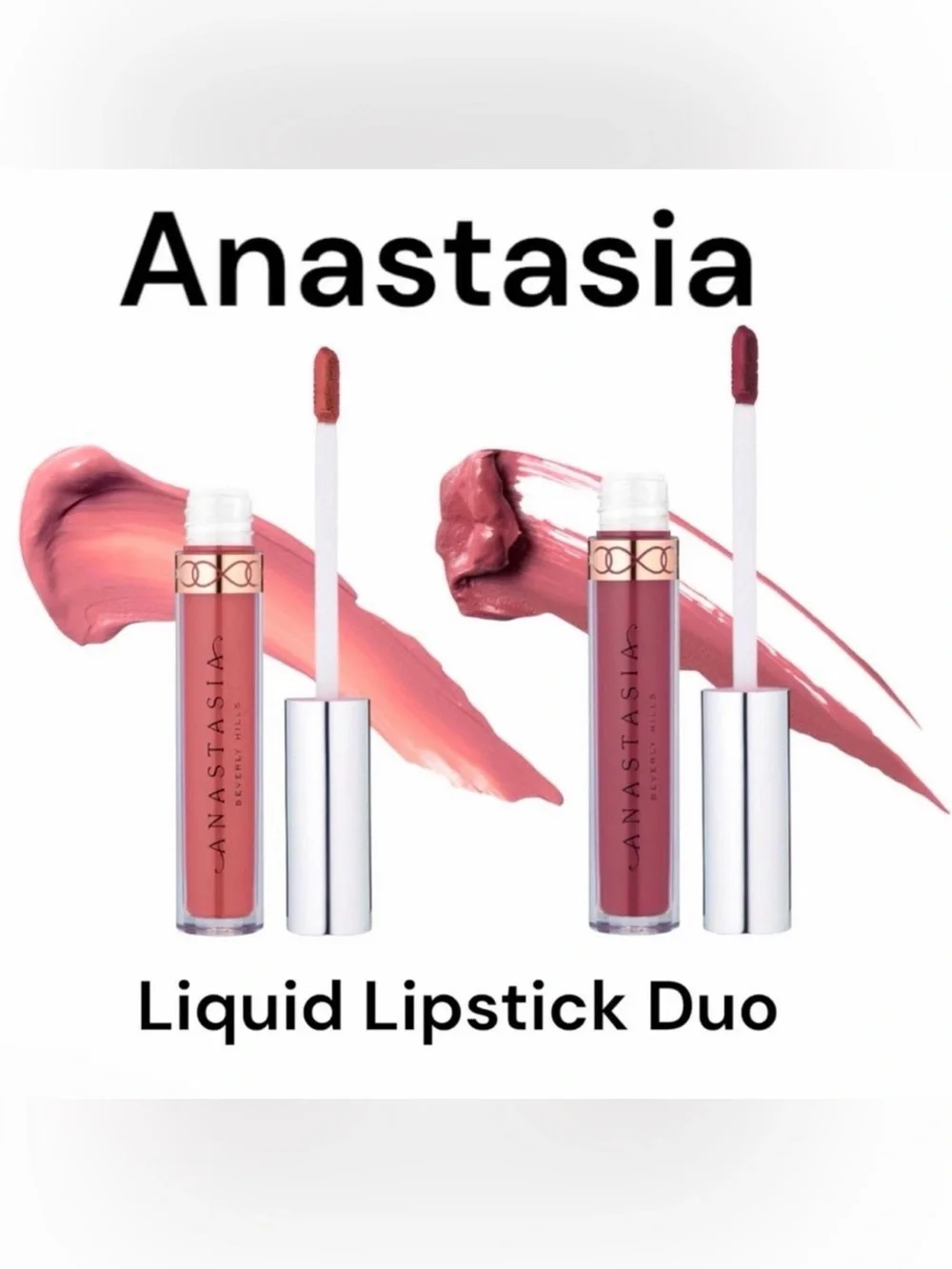 Anastasia Liquid Lipstick in Dusty Rose & Crush